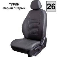 Чехлы Экокожа Турин Классик на ГАЗ 31105 Волга